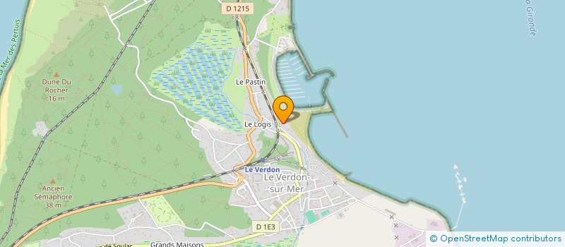 localisation de l'entreprise SARL AZUR MARINE MEDOC  LE VERDON-SUR-MER