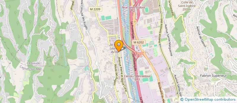 localisation de l'entreprise SARL AZUR MOTO TRANSPORT à ANTIBES