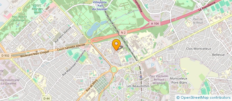 localisation de l'entreprise SARL AZUR NETTOYAGE SERVICES à AULNAY-SOUS-BOIS