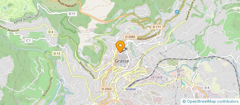 localisation de l'entreprise SARL AZUR SECRETARIAT GRASSE  GRASSE