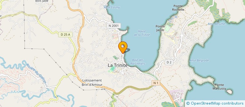 localisation de l'entreprise SARL AZUR VULCAIN à LA TRINITE