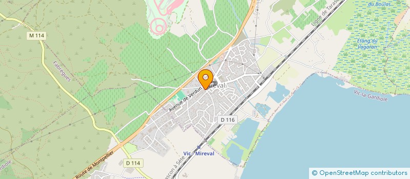 localisation de l'entreprise SARL AZURA à FRONTIGNAN