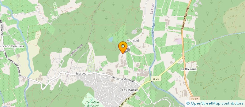 localisation de l'entreprise SARL AZUREXPORT à LA CRAU