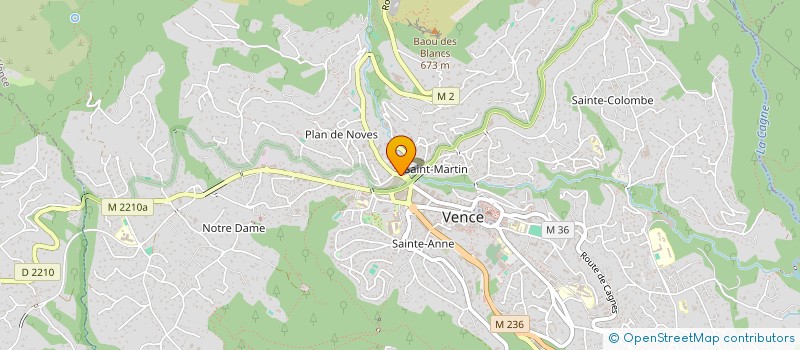 localisation de l'entreprise SARL AZURIMMO  VENCE