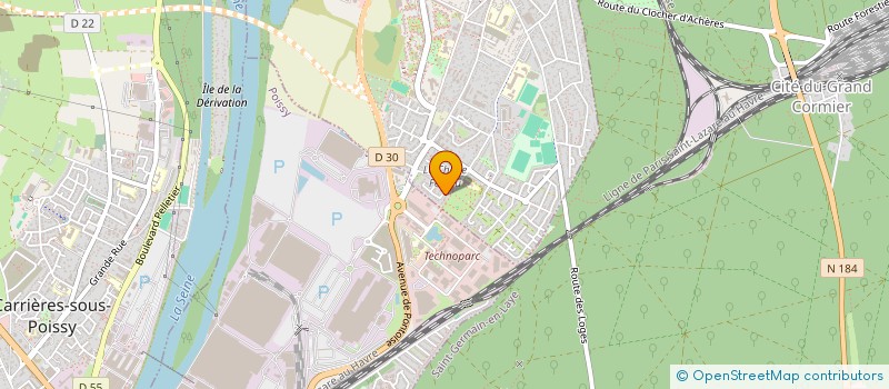 localisation de l'entreprise SARL AZURO à ACHERES