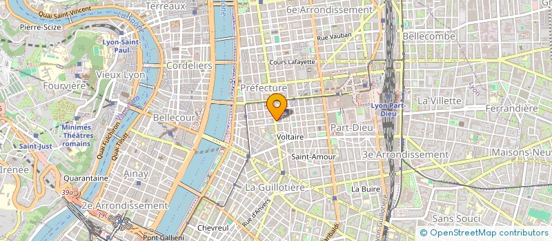 localisation de l'entreprise SARL B.A  LYON