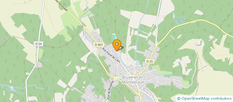 localisation de l'entreprise SARL B.B à BRUYERES-ET-MONTBERAULT
