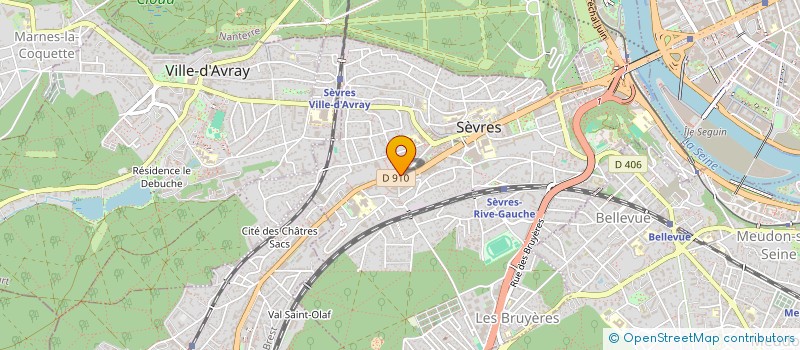 localisation de l'entreprise SARL B.B.A. à SEVRES