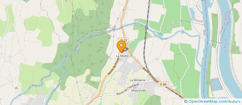 localisation de l'entreprise SARL B.B.R.  BAIX