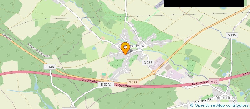 localisation de l'entreprise SARL B.BITSCH  SOPPE-LE-BAS