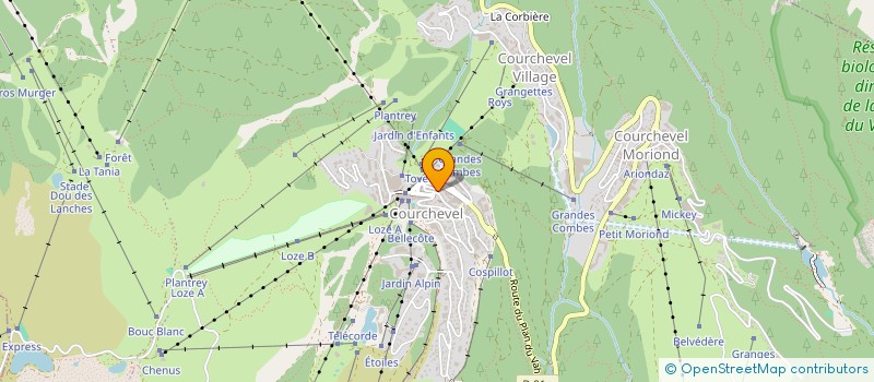 localisation de l'entreprise SARL B.C.E. à COURCHEVEL