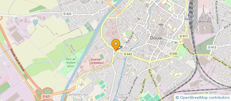 localisation de l'entreprise SARL B.C.F.F. à DOUAI