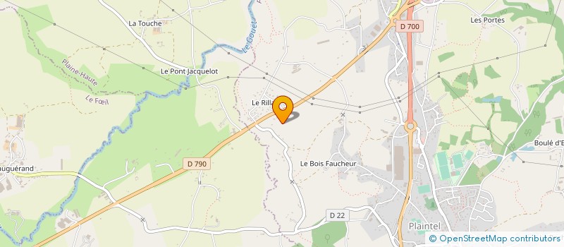 localisation de l'entreprise SARL B.C.P. BRETAGNE CONSTRUCTION PROMOTION à PLAINTEL