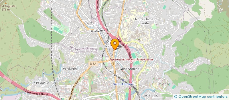 localisation de l'entreprise SARL B.COM.BEAUTE à MARSEILLE