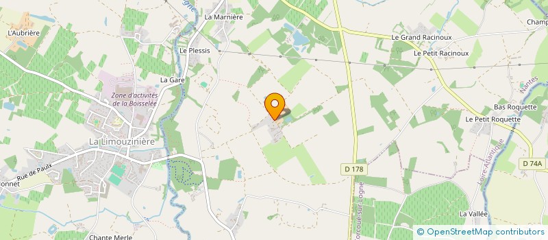 localisation de l'entreprise SARL B.E.S.  SAINT-LUMINE-DE-COUTAIS