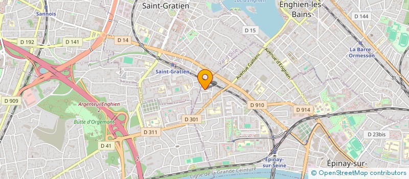 localisation de l'entreprise SARL B ET G COIFFURE à EPINAY-SUR-SEINE