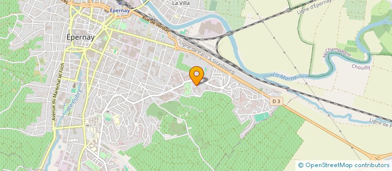 localisation de l'entreprise SARL B ETANCHEITE à EPERNAY