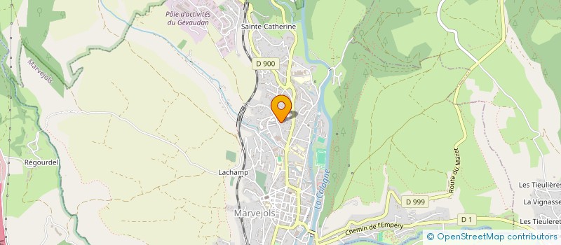 localisation de l'entreprise SARL B.F.C.  MARVEJOLS