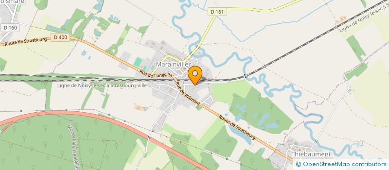 localisation de l'entreprise SARL B F G  MARAINVILLER