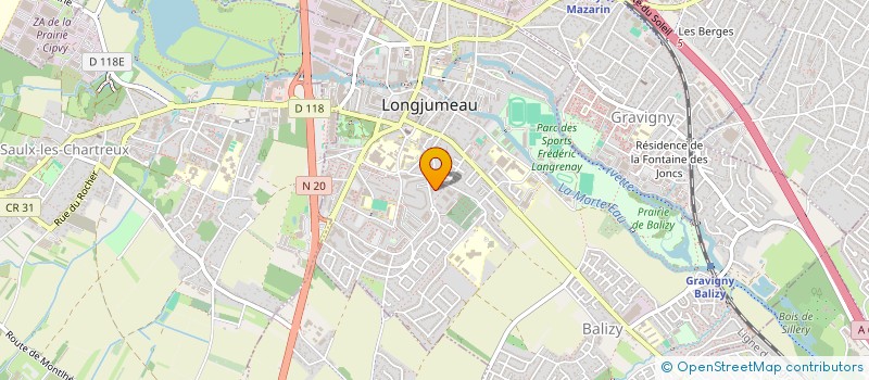 localisation de l'entreprise SARL B I E N BATIMENT IMPORT EXPORT NEGOCE à LONGJUMEAU