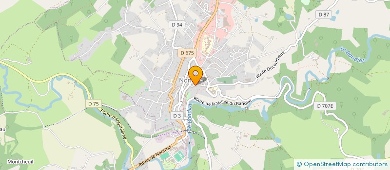 localisation de l'entreprise SARL B. IP  NONTRON