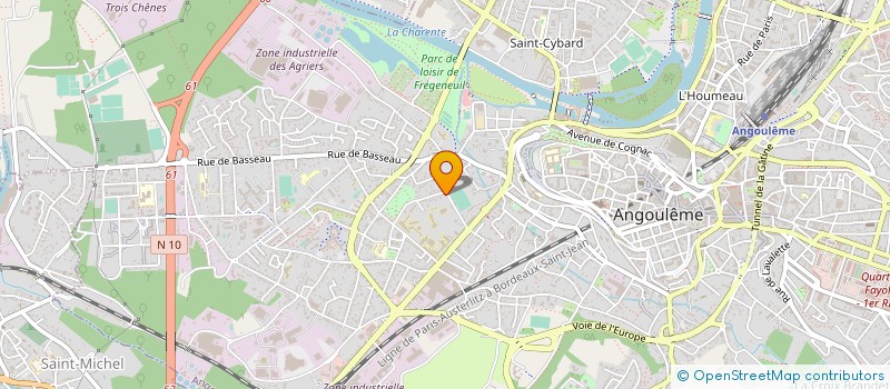 localisation de l'entreprise SARL B.J.P. à ANGOULEME