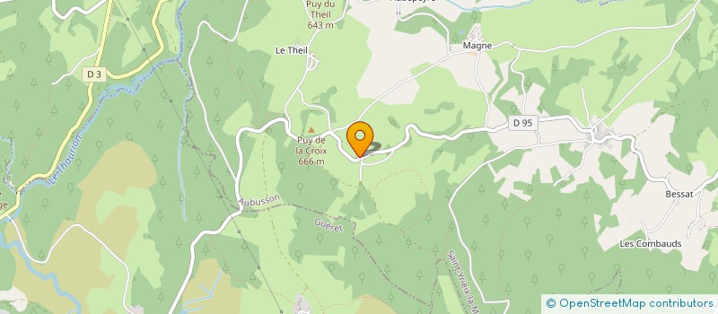 localisation de l'entreprise SARL B J SERVICES à SAINT-YRIEIX-LA-MONTAGNE