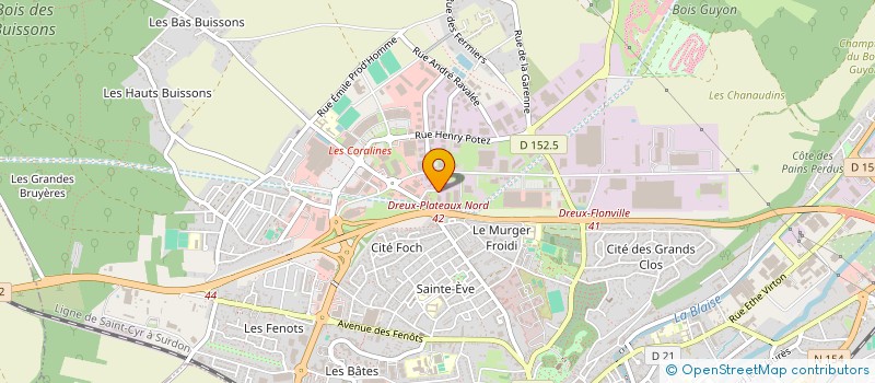 localisation de l'entreprise SARL B.L.B. à DREUX