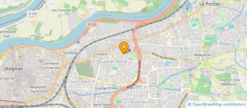 localisation de l'entreprise SARL B.M  AVIGNON