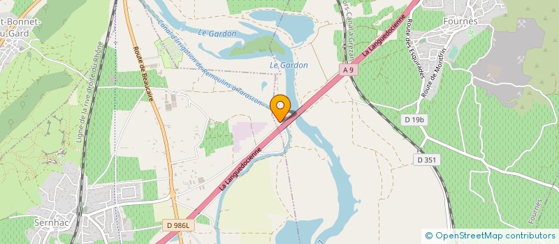 localisation de l'entreprise SARL B.M.A  FOURNES