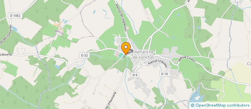 localisation de l'entreprise SARL B.M.A. BONNET MECANIQUE ARTISANALE  VILLEFRANCHE-DE-LONCHAT