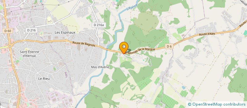 localisation de l'entreprise SARL B.M.G  SAINT-PRIVAT-DES-VIEUX