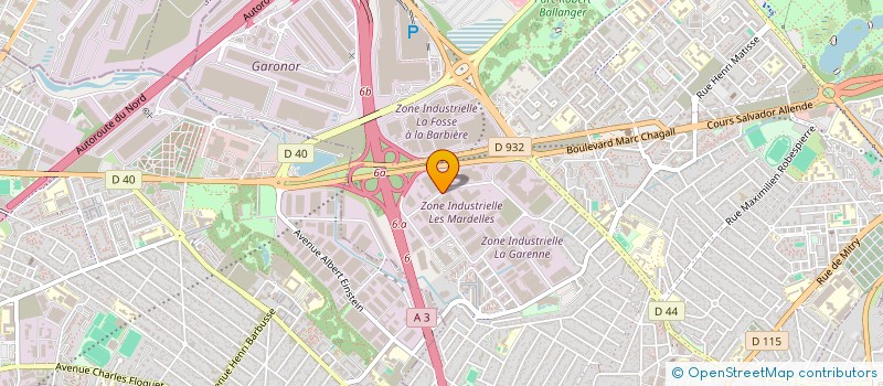localisation de l'entreprise SARL B.M. PAVLOVIC à AULNAY-SOUS-BOIS