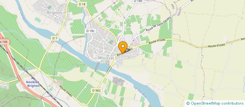 localisation de l'entreprise SARL B.N.S. à MOUSSAC