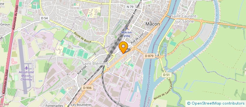 localisation de l'entreprise SARL B.O DECO  MACON