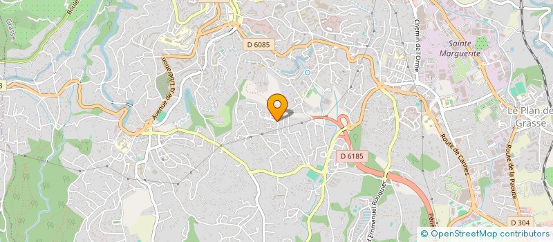 localisation de l'entreprise SARL B.P.K.  GRASSE