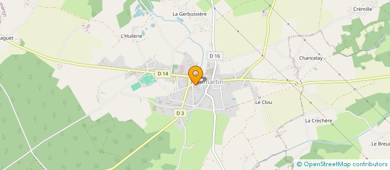 localisation de l'entreprise SARL B.P.S.DISTRIBUTION  PLEUMARTIN