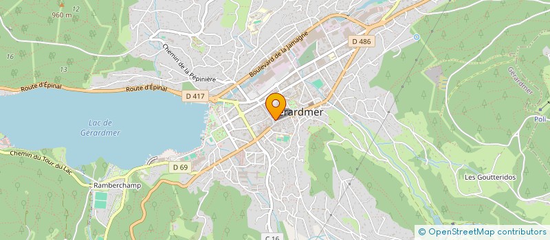 localisation de l'entreprise SARL B.P.V. à GERARDMER