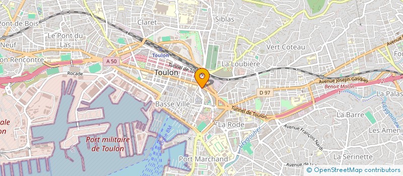 localisation de l'entreprise SARL B PROMO à TOULON
