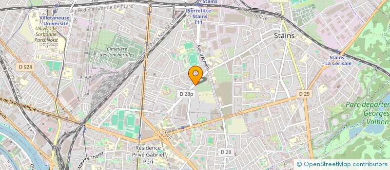 localisation de l'entreprise SARL B R C GESTION à PIERREFITTE-SUR-SEINE