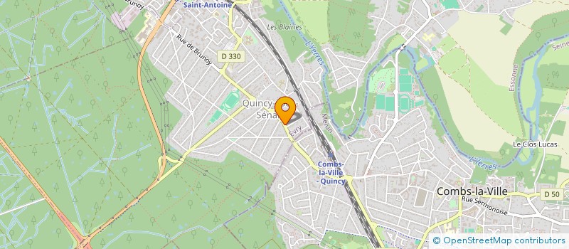 localisation de l'entreprise SARL B.R.T.P  QUINCY-SOUS-SENART