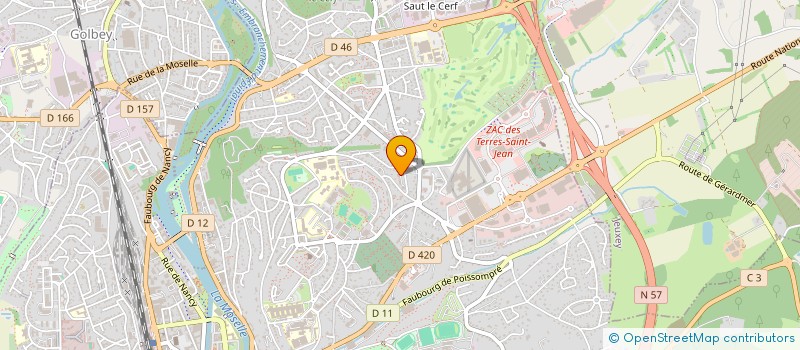 localisation de l'entreprise SARL B S K  EPINAL