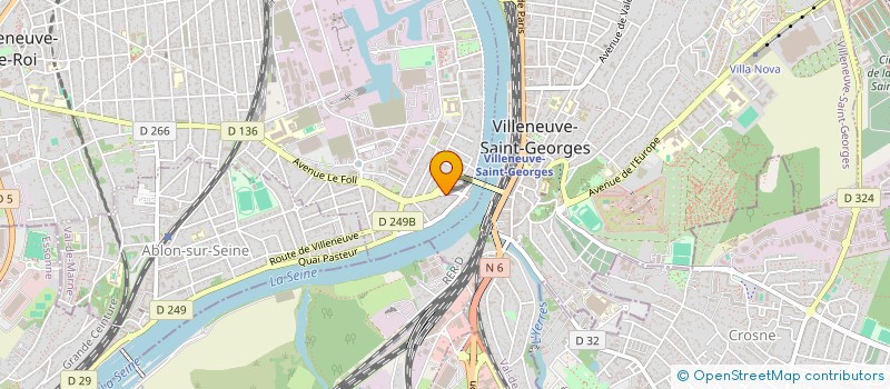 localisation de l'entreprise SARL B.S.L.  VILLENEUVE-LE-ROI