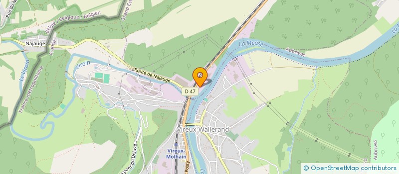 localisation de l'entreprise SARL B T D à AUBRIVES