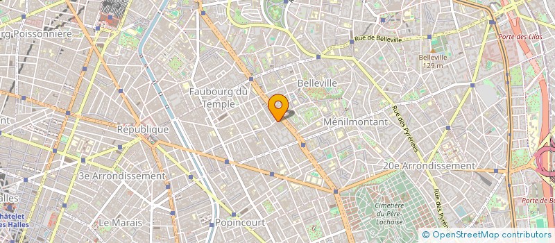 localisation de l'entreprise SARL B.T.L.  PARIS