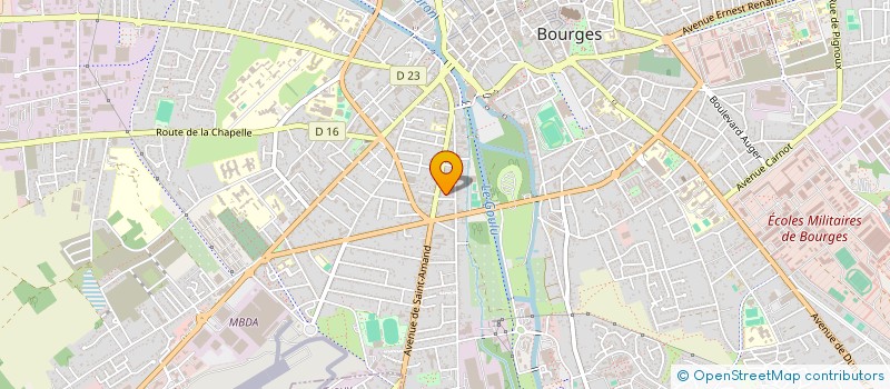 localisation de l'entreprise SARL B.T.V. PANIFICATION à BOURGES