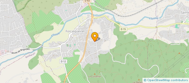 localisation de l'entreprise SARL B TERRASSEMENT ET FRERES  FORCALQUEIRET