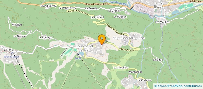 localisation de l'entreprise SARL B.V. à COURCHEVEL