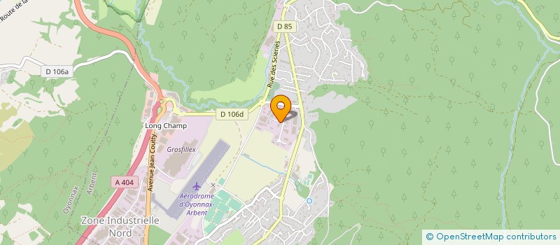 localisation de l'entreprise SARL B.Y.N.M à ARBENT