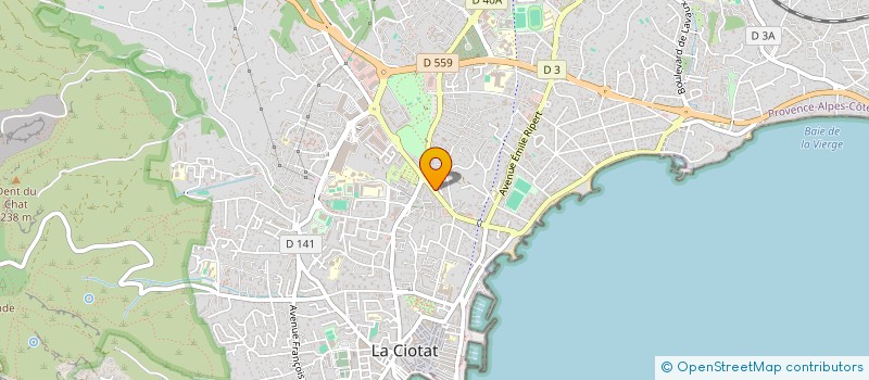 localisation de l'entreprise SARL B2M à LA CIOTAT
